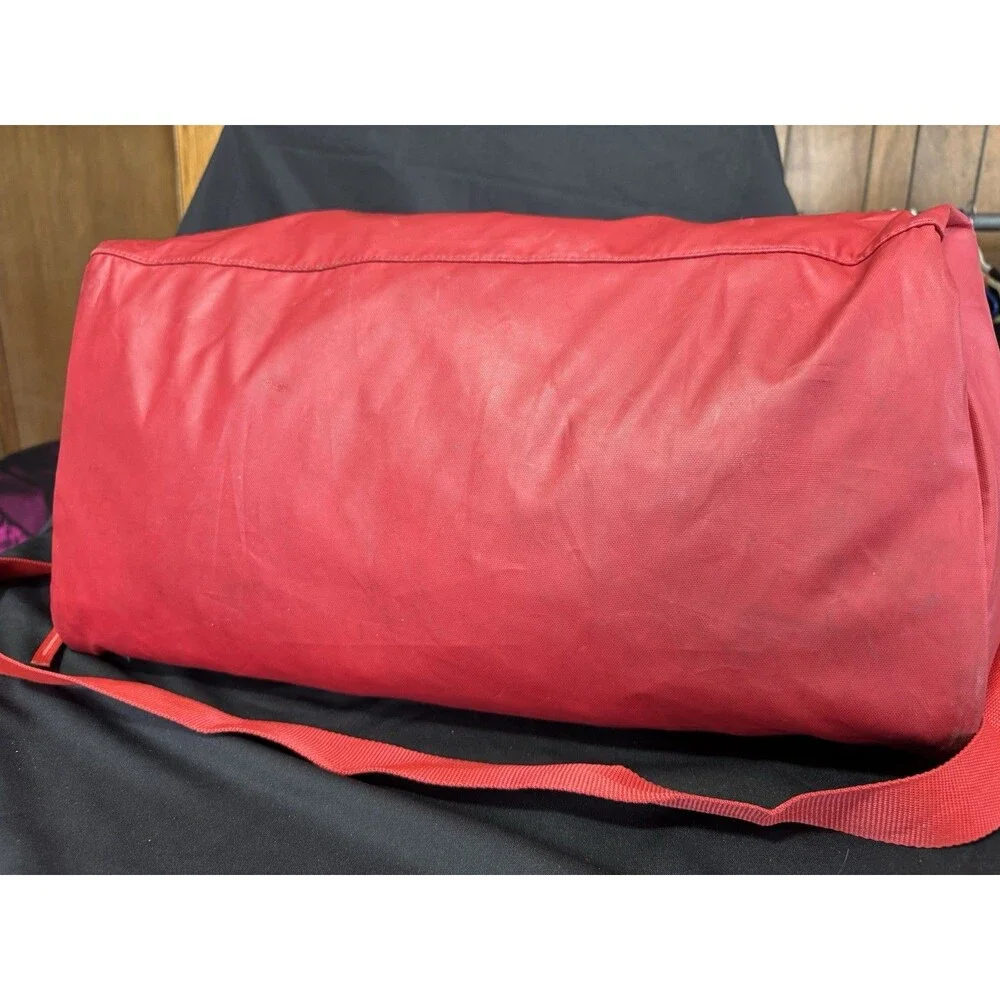 NIKE Air Jordan Jumpman Red / Grey Travel Duffle Bag Sports Athletic Gym Retro